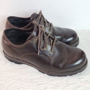 L.L. Bean Tek 2.5 Shoes Men's Sz 7 Brown Leather Oxford / Work Lace Up Low Top